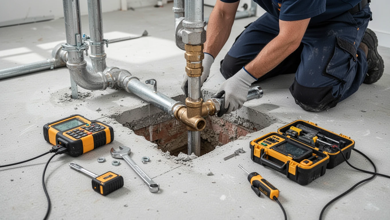 Slab Leak Detection